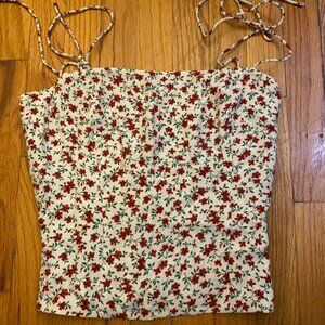 Reformation Meyer Top in Alexandria (ditsy floral print)